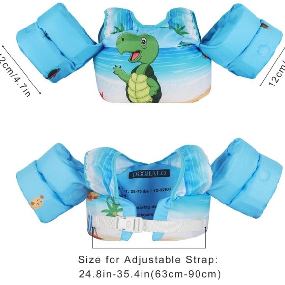NEW! Kids Swim Floats for 28-70 Pounds Kid Arm Shoulder Float - Picture 5 of 7